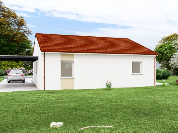 Terrain + maison 71 m² 