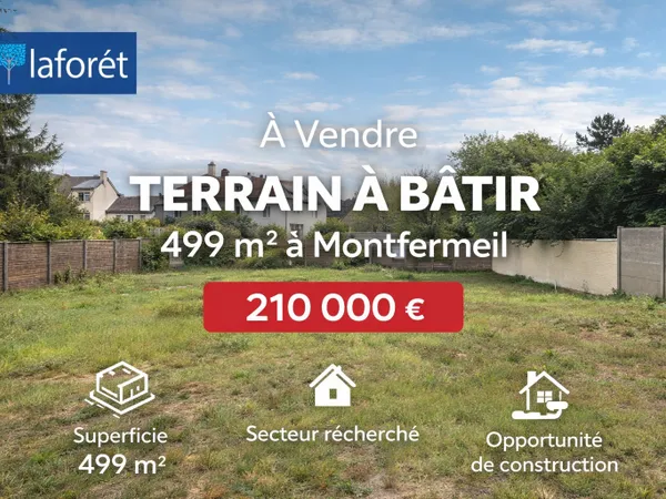 Terrain 499 m² 