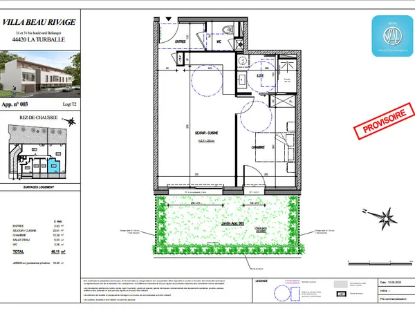 Appartement La Turballe 2 pièce(s)-VEFA 