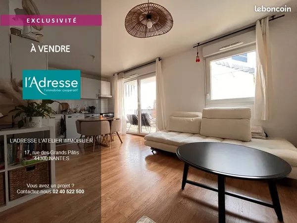 Appartement 3 pièces 62 m² 