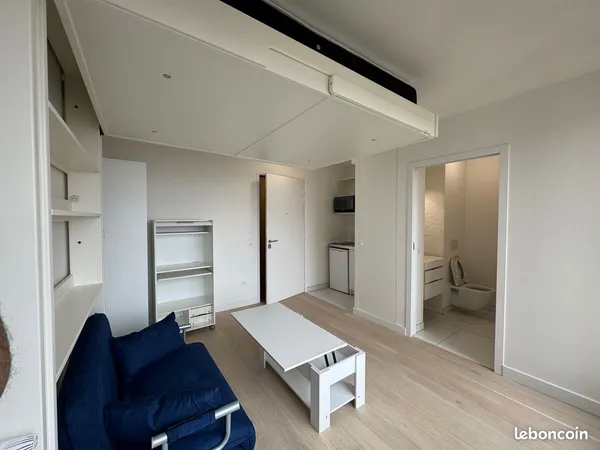 Studio 18 m² - Meublé - Locataire sérieux en place - Immeuble 2024 - Paris 20e (Rue des 