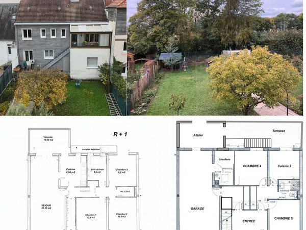 Maison familiale - 5 chambres - Grand jardin - À 15 min à pied de l'hyper-centre 