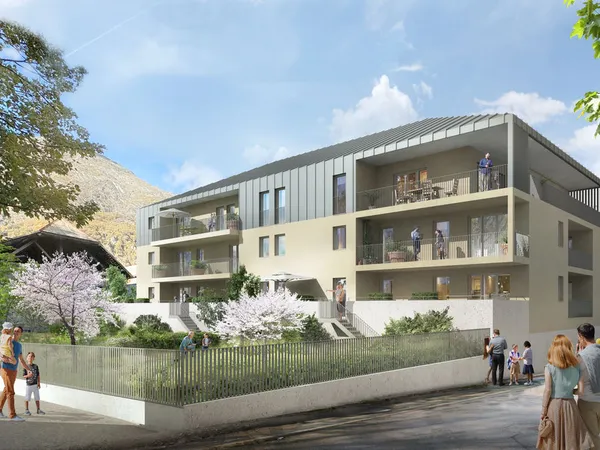 NOUVEAU ! LES JARDINS DE BABYLONE PROGRAMME NEUF A SAINT JEAN DE MAURIENNE Situé en coeur de ville, 