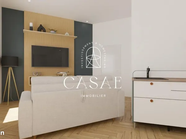 Studio 1 pièce 22 m² 
