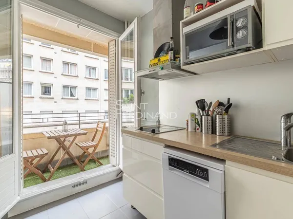 Vends T1 - 29.3m² - Paris 15ème 