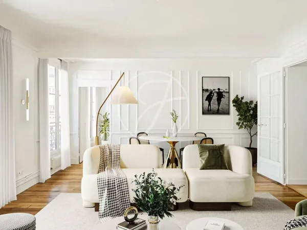 Paris 8e - MALESHERBES / MADELEINE - Appartement à vendre - 3 pi 