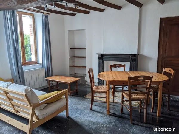 Maison meublée 60m2 jardin grange 