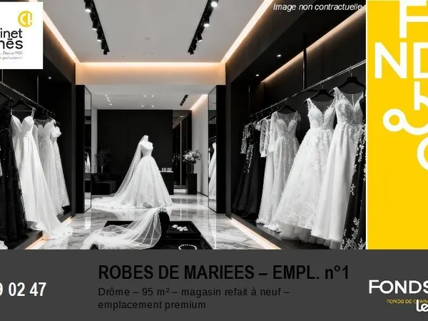 Fonds de commerce prêt-à-porter 95 m² 