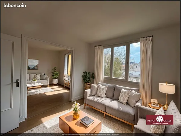 Appartement 3 pièces 58 m² 