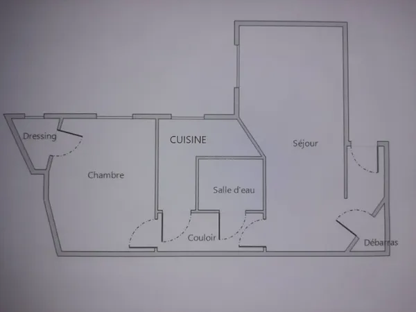 Loue appartement T2 meublé 