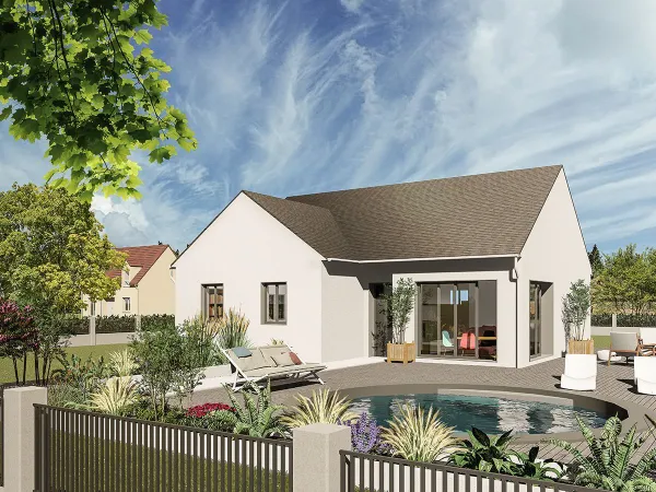 Faites construire votre maison 90.1 m² avec terrain à CHARNY (77) ! 