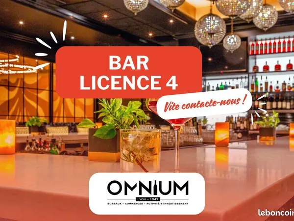 Fonds de commerce bar 98 m² 