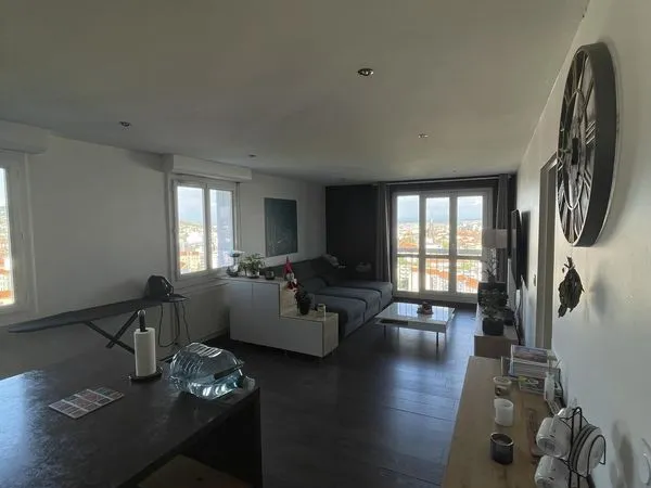 Appartement meublé (T3) résidence galaxie avec vue sur ville 