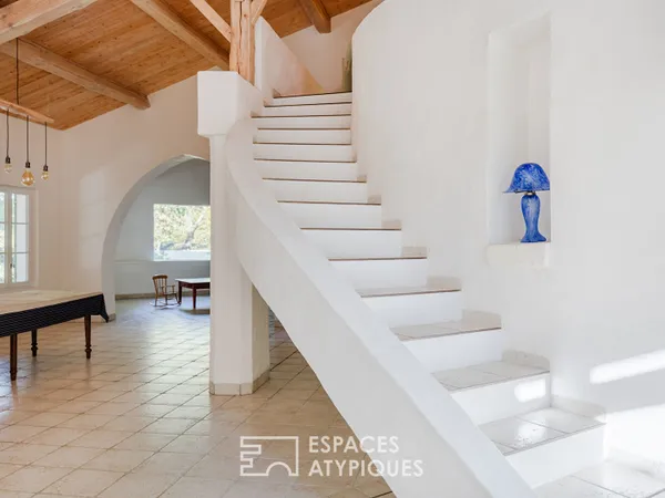 Villa d'inspiration Cycladique au coeur de La Tremblade 