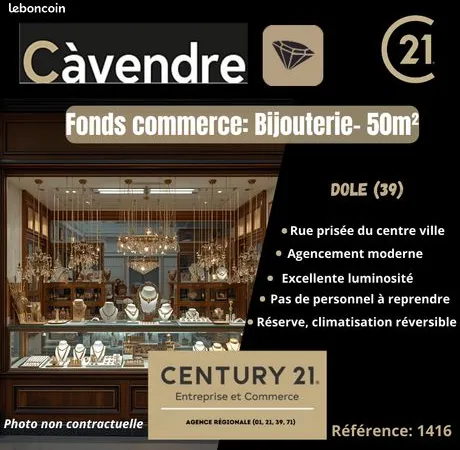 Boutique 50 m² 