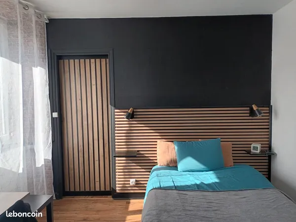 Appartement meuble de 35 m2 avec jardin 