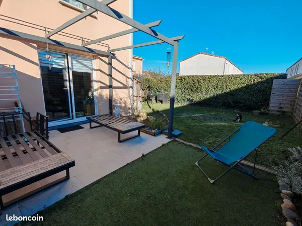 Maison T3 71,6 m² - Jardin plein sud - Garage + parking 