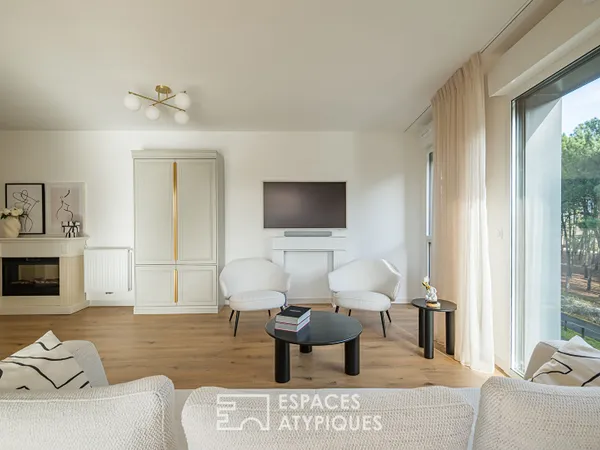Appartement récent avec terrasse et vue sur le lac 