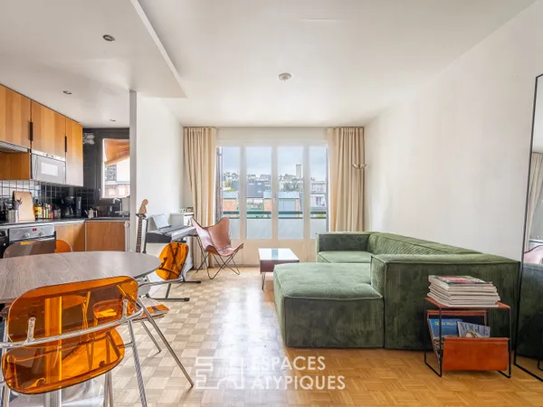 Appartement d'architecte avec balcons 