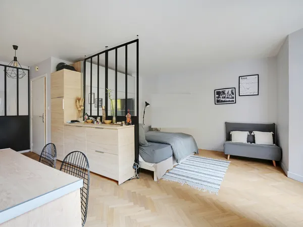 Loue studio cosy calme, meublé et équipé 32m² - Paris 15ème 