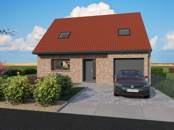 Terrain + maison 110 m² 