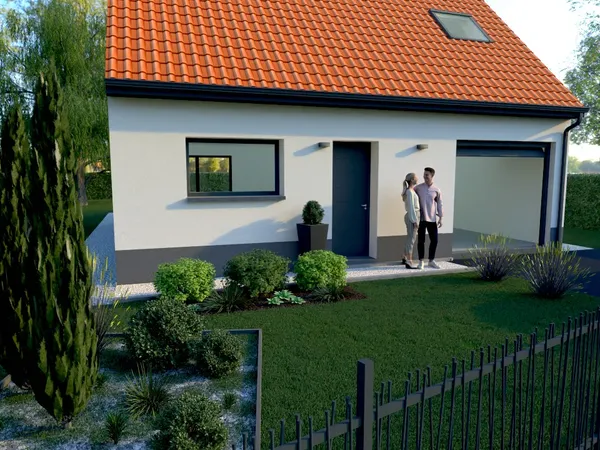 Terrain + maison 95 m² 