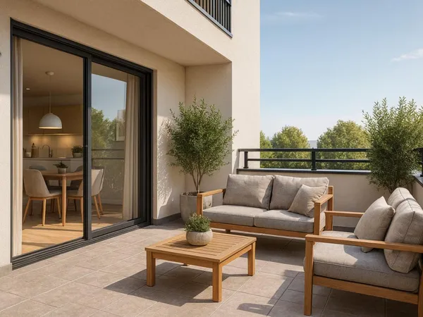 Penthouse familial - Duplex 5 pièces en dernier étage avec grande terrasse - Sud-Ouest et vue 