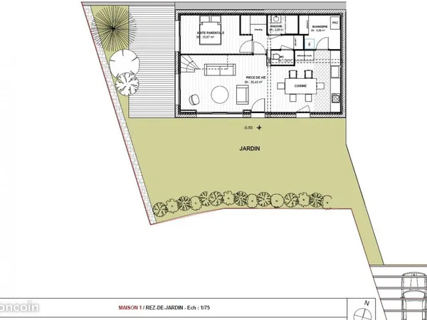 Maison 6 pièces 129 m² 