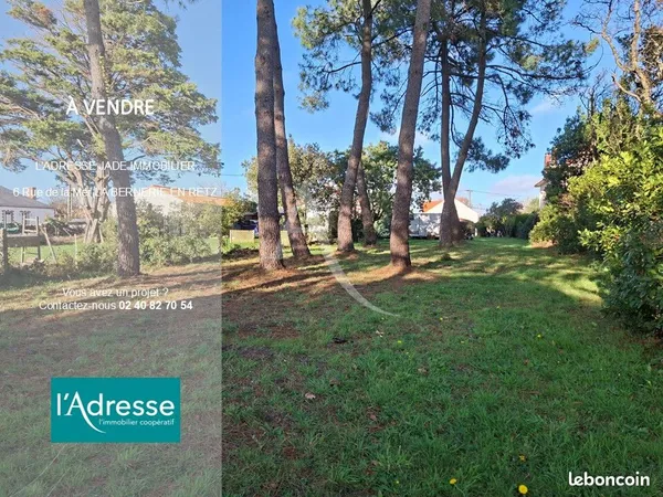Terrain 594 m² LA BERNERIE EN RETZ 
