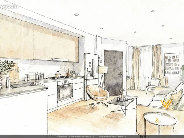 Appartement 1 pièce 27 m² 