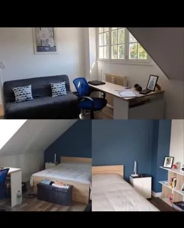 Chambre étudiante MEUBLEE proche campus 