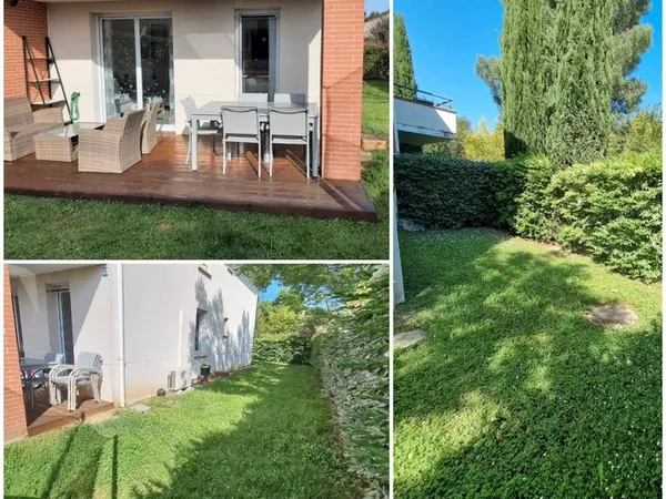 Charmant et lumineux T3 climatisé avec grand jardin + piscine 