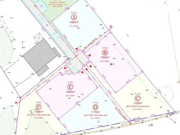 Terrain 1200m2 