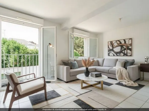 Appartement 3 pièces 53 m² 