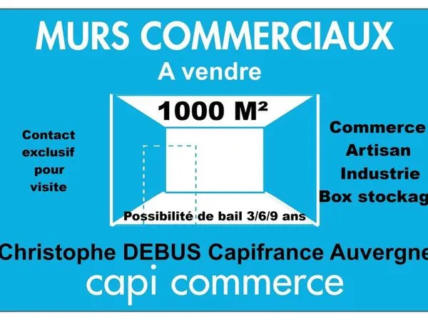 Local commercial 1000 m² 
