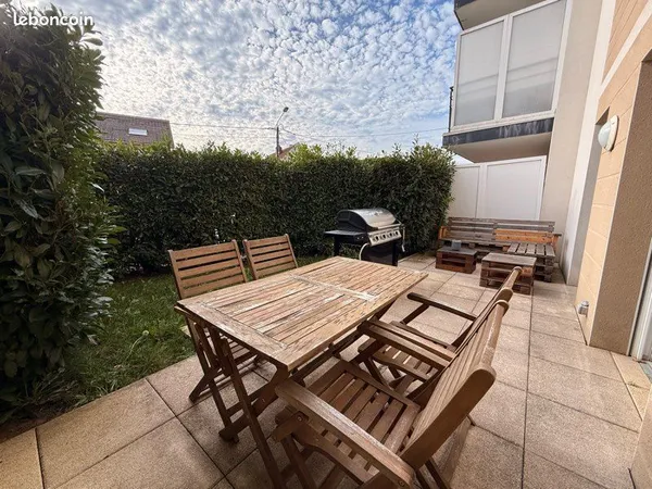 Appartement 2 pièces avec jardin 