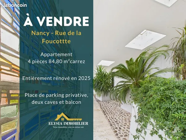 Appartement 4 pièces 85 m² 