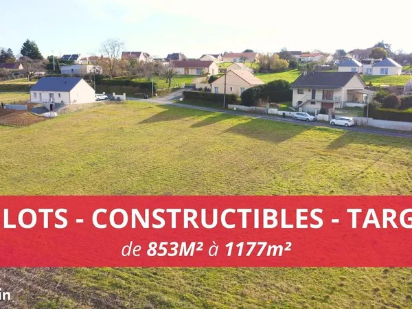 Terrain 853 m² chatellerault 