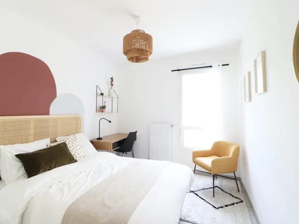 Charmante chambre de 12 m² à louer tout équipée pr