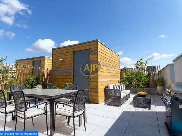 BORDEAUX - Apt T4 avec terrasses (dernier étage) 