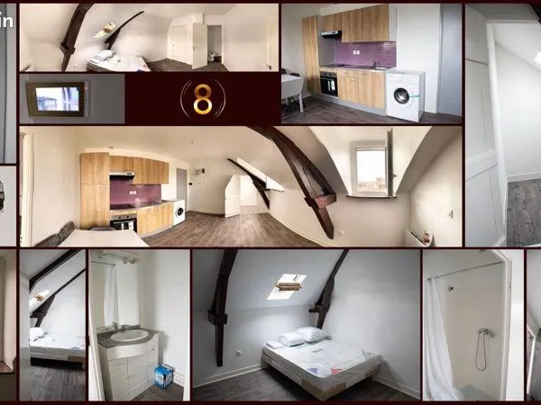 Appartement meublé 30 m² - refait à neuf - fibre incluse - centre-ville 