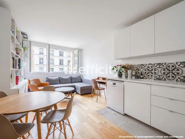 Appartement 3 pièces 48 m² 