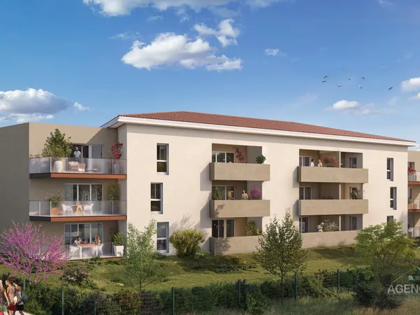 Bel appartement T2 avec balcon dans nouvelle résidence 