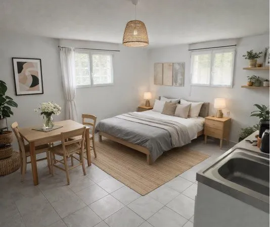 Studio meublé 