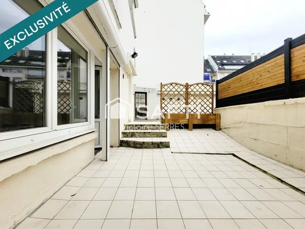 Appartement T2 47 m2 - Grande terrasse, refait à neuf 