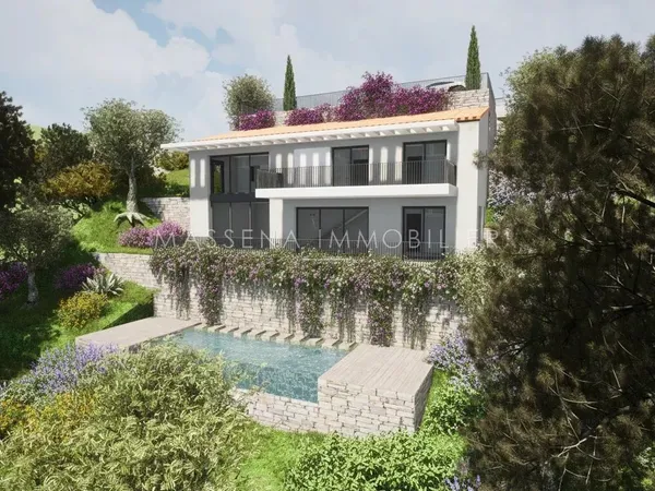Falicon - Terrain constructible 1911m2 