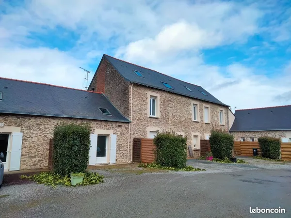 Maison T3 de 49 m² plain pied avec jardin, 1,5 km de l'église 