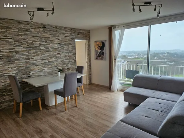 Appartement centre ville Saint-brieuc vue sur mer 