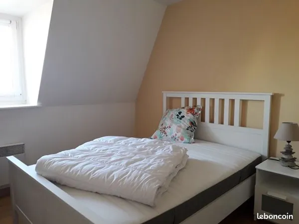 Chambre individuelle meublée avec salle d'eau et wc privés 