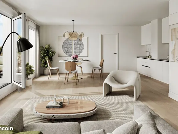 Appartement 3 pièces 61 m² 